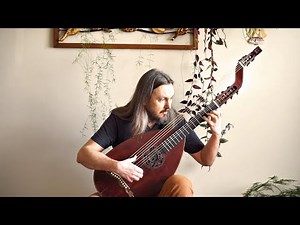 Antique German Bass Lute-Guitar made by Franz Dressel