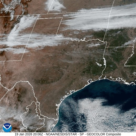 One of the strongest geomagnetic storms in years is arriving to Earth this evening with a good chance of visible aurora (at least to cameras, but potentially to the naked eye). High cloud cover remains across much of the area. This will start to clear out from north to south beginning around 8:00 pm. | US National Weather Service Norman Oklahoma