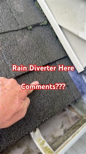 #diy Rain Diverter #waterdamage #roofrepair #roof #ducktape #diyfail