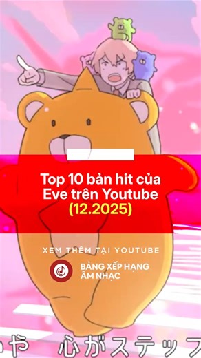 EVE | Top bản hit nhiều lượt nghe nhất trên Spotify (12.2025) #EVE #jpop #top10