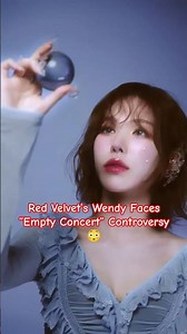 Red Velvet’s Wendy Faces “Empty Concert” 🤯😳 | Fans Defend Her. #shorts #trending #redvelvetcomeback