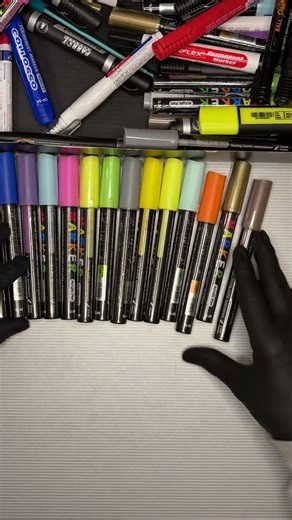 Organising colours #art #acrylic #markers
