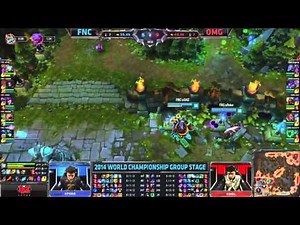 Best Professional Game In League of Legends History! Fnatic vs OMG - 2014 S4 World Championships!