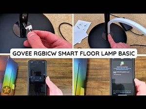 How to Setup and Assemble Govee RGBICW Smart Floor Lamp Basic