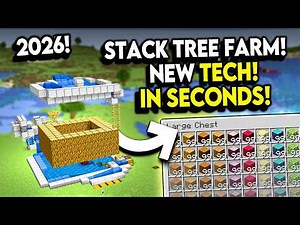30,000 Logs in 5 Minutes! INSANE All Wood Farm for Minecraft 1.21+