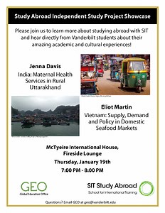 Study Abroad Independent Study Project Showcase