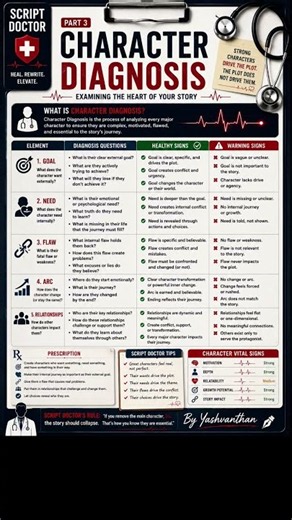 Character Diagnosis Explained | Build Stronger Screenplay Characters