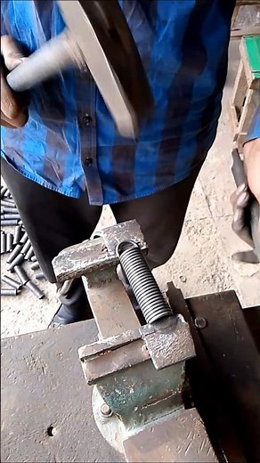 Opening the Spring Coil – Step by StepSpring Coil Opening ProcessHow to Open a Spring #compression