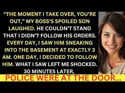 My Boss's Son Said He Would Fire Me The Moment He Took Over, But I Found Out About His Secret Fir