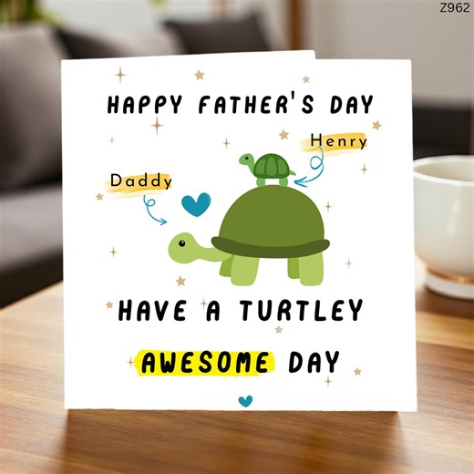 Personalized Happy 1st Father's Day Daddy Card, First Fathers Day Gift From Baby, Custom Name Polar Bear Card for New Dad,husband Father Day - Etsy