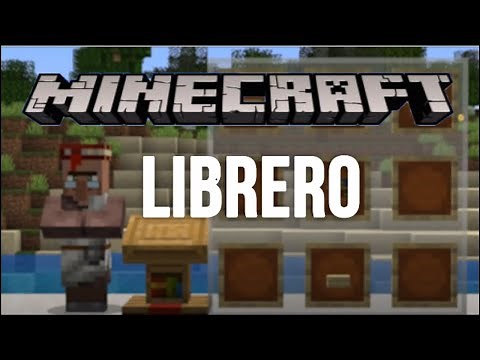 COMO HACER UN ALDEANO LIBRERO EN MINECRAFT