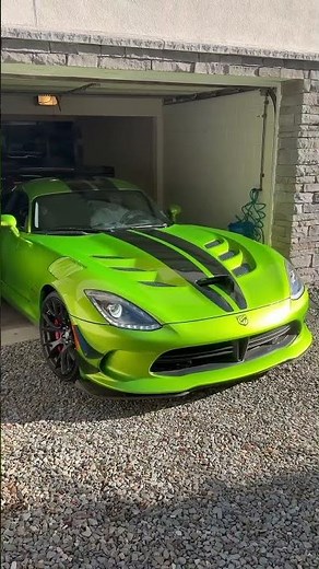 511-Mile 2017 Dodge Viper GTC ACR Extreme Snakeskin Green Edition