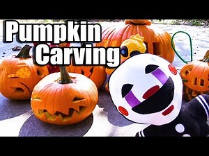 FNAF Plush Episode 116 - Pumpkin Carving