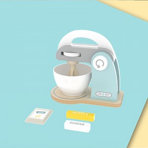 [Hot Item] Wooden Role Play Toys Children's Wooden Kitchen Toy Wooden Mixer Blender