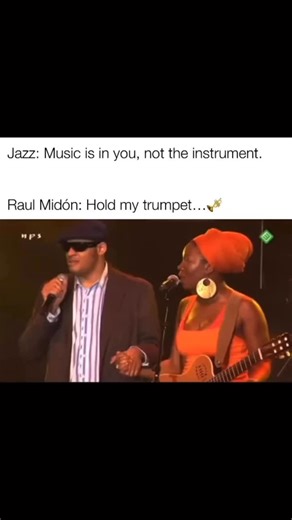 Jazz Memes on Instagram: "Wait for it...😅 The amazing @raulmidon showing what he can do ☝️ Next time you don’t have your instrument, hit them with this flex 🤛😂 😤 Tag a musician that would get a kick out of this 🤣 Comment what other videos or examples of players utilizing voice trumpet or unique or weird techniques of their voice ! 🗣 #raulmidon #jazzpianist #jazz #music #legend #memes #funnymemes #meme #piano #saxophone #drummer #tenor #trumpet #trombone #vibe #musician #college #share #fol