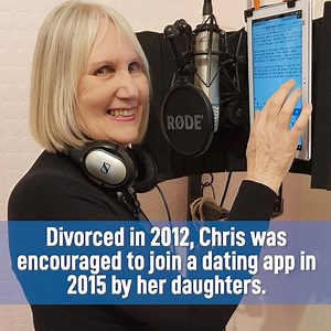 18K views | When Chris met Frank Wood through the dating app Plenty of Fish, she could barely believe her luck at finding love again in her 60s. Inspired by their jamming sessions the couple decided to celebrate their romance in songs.. | Only Human | Facebook