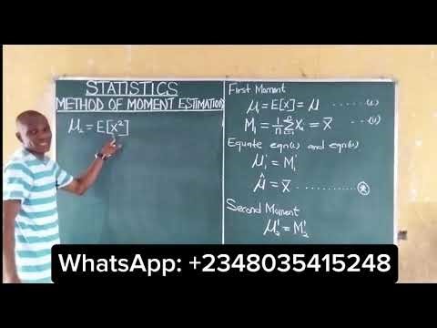 Method of Moments for Normal Distribution | Step-by-Step Explanation