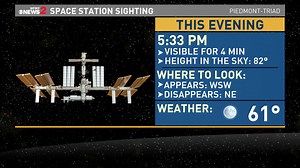 LOOK UP: Space Station to Pass Overhead This Evening
