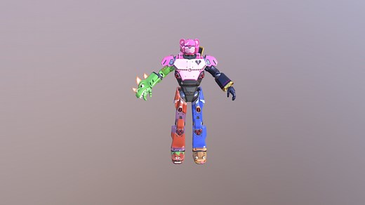 Mecha Team Leader - Download Free 3D model by Fortnite Skins (@meandmyknuckles)