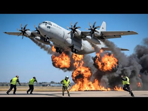 Emergency Takeoff | US Air Force C-130J Pilot & Crew Prepares Amid Rising War Tensions!