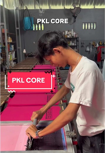 PKL CORE: Tutorial Sablon Kaos Custom Manual