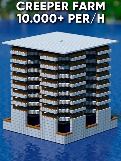 Build a MEGA Creeper Farm in Minecraft Java Edition