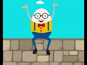 Humpty Dumpty Sat On A Wall | Nursery Rhyme with Lyrics | Kids Tv Nursery Rhymes