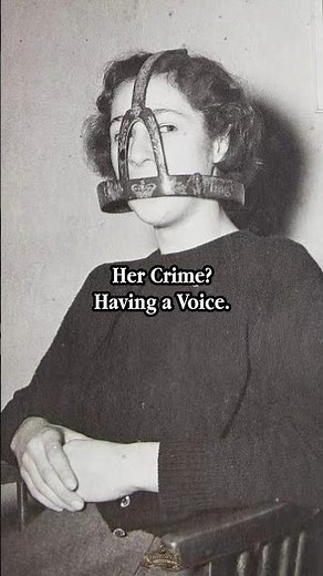 The Disturbing Device Used to Silence Women #history #women