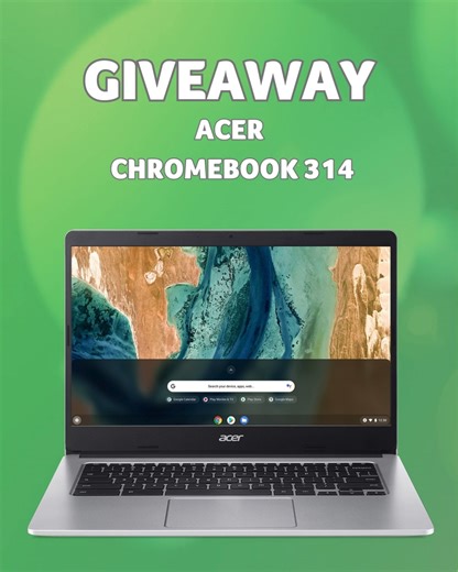 GIVEAWAY! Win the Acer Chromebook 314 💻 Simple, fast and built for everyday productivity - the Acer Chromebook 314 is perfect for studying, streaming, browsing and getting things done. Lightweight design, long battery life and the smooth ChromeOS experience make it an easy everyday companion. Want in? → Follow @acernordics on Instagram → Tell us how you’d use your Chromebook 314 (E.g. “I’d use my @acernordics Chromebook 314 for studying and streaming on the go!”) 📅 Winner will be announced on 
