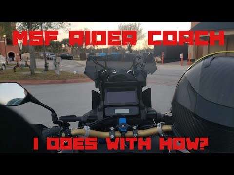 MSF Rider Coach: How to start! Florida RCP course and general info