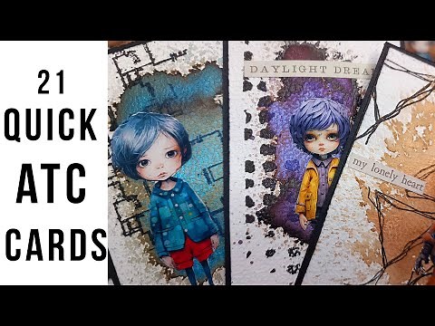 Artist Trading Cards- very easy project for beginners