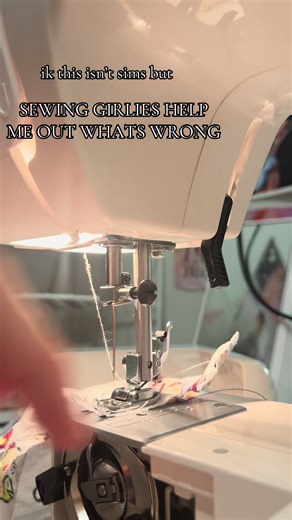 ok so i’ve tried everything basically but i just got this for my bday and i think it’s second hand, it’s a janome RE1306 and i really need help i wanna sew!#sew #sewing #sewingtiktok #sewingmachine