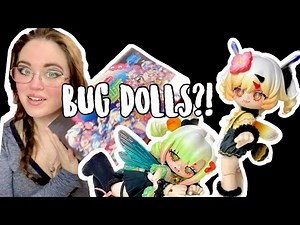 NEW BUG FAIRY DOLL LINE!! THEY HAVE BUG BUTTS - Insect Cafe BJD Blind Box review and unboxing