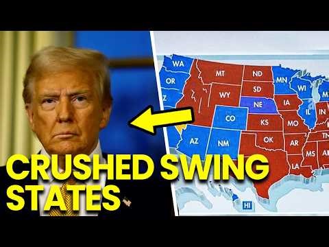 Trump WINS Deep Red States LOSES Every Swing State by Double Digits