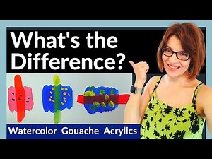 Watercolor Vs Gouache Vs Acrylic (10 KEY Differences!)
