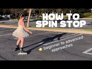Spin Stop Tutorial 💞 become a stopping master on Inline Skates!