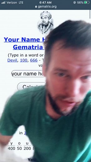 Gematria breakdown. #greenscreen #simple #fun #matrix #decode | gematria calculator