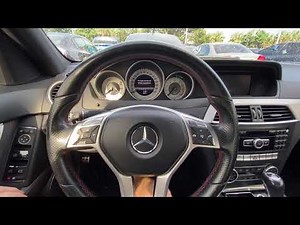 How to put the gear in neutral on the Mercedes C-Class.