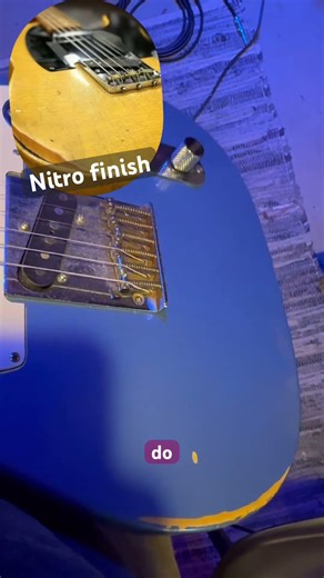 Nitro finish locally for relic guitar?