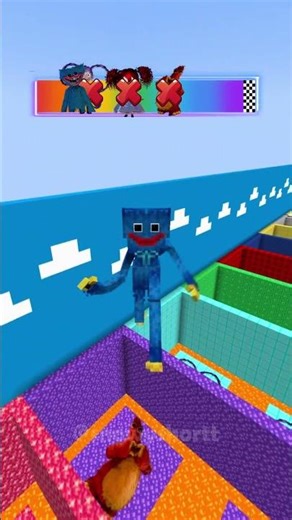 Poppy Playtime Chapter 5 Lava Jump Challenge🧐 P.2 #minecraft #poppyplaytime