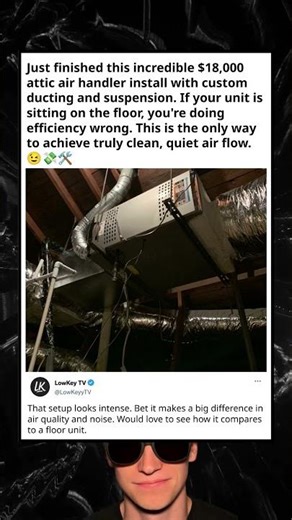 $18K Attic Air Handler Upgrade