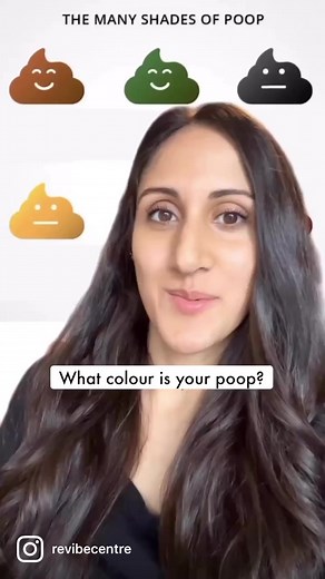 What does the colour of your 💩 mean?! Welcome to Gut Health IG where we talk lots about poop. 👋. In this video we are chatting about the different colours of 💩 and what you should look out for! 🟤Brown - ranging from light brown to dark brown. This is a normal, healthy colour. 🟢 Green - this can be due to eating green foods. It can also be due to diarrhea and the stools moving too quickly through your intestine. ⚫️ Black - can be due to an upper GI bleed, foods, or certain medications/supple
