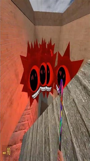 Nightmare Spunki Mr. Sun Phases in labyrinth Nextbot Gmod
