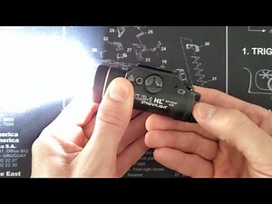 How to turn off STROBE for the Steamlight TLR-1 HL
