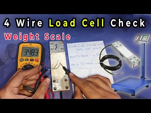 Load Cell Kaisy Check Karein? | 4 Wire Load Cell Testing#weightscale #loadcell #testing