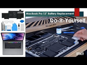 MacBook Pro 13" Retina (Touch Bar, Late 2016-2017) Battery Replacement | Do-it-Yourself | iFIXiT