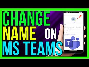 How to Change Your Name on MS Teams (2024 METHOD!)