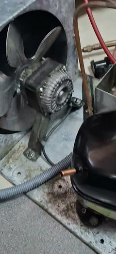 How to check compressor motor for fridge before brazing #shortvideo #hvac #fridge #refrigerator