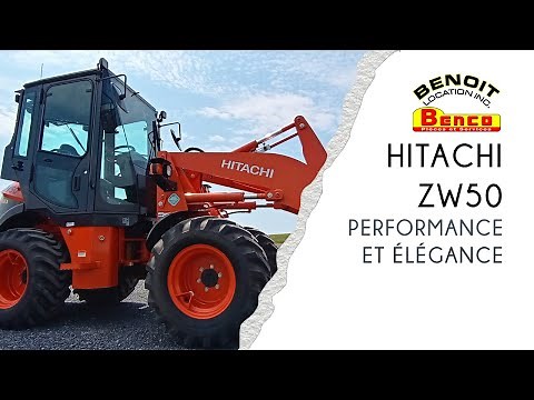 LOADER HITACHI ZW50 | PERFORMANCE ET ÉLÉGANCE