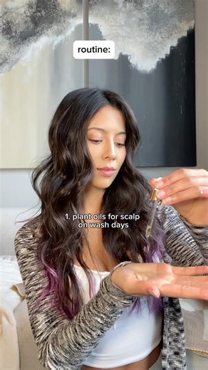 How i oiled my hair after years of bleach damage #hairjourney #hairgrowth #shorts